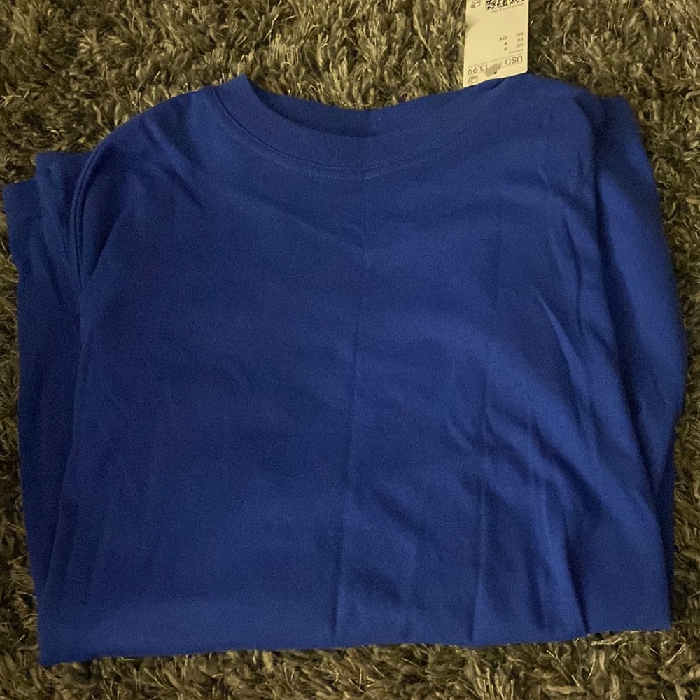 NWOT Mens Small H&M blue tee